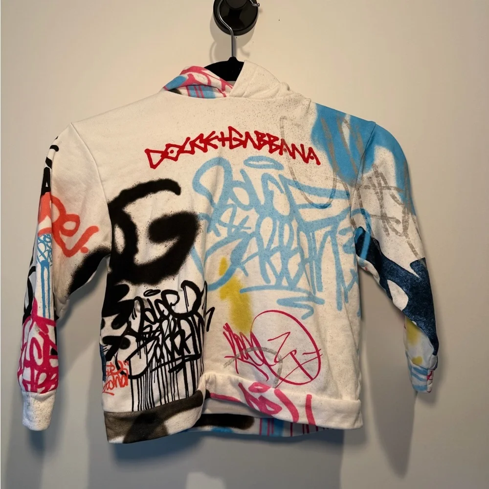 Dolce‎ & Gabbana Kids Colorful Graffiti Sweatshirt